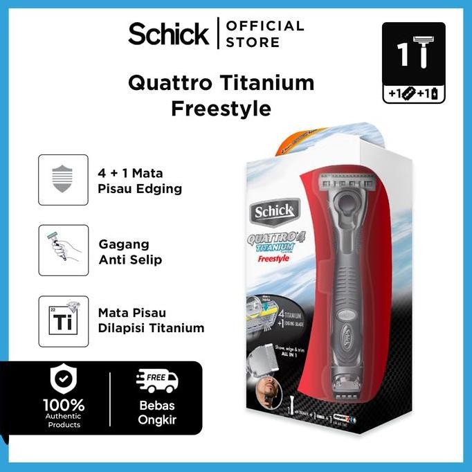 Schick Alat Cukur Quattro Titanium Trimmer