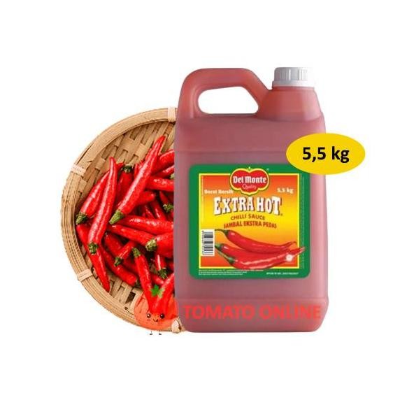 

Saos Sambal Del Monte Extra Hot Jerigen Galon 5.5 5,5 kg / 5.5kg 5,5kg BS