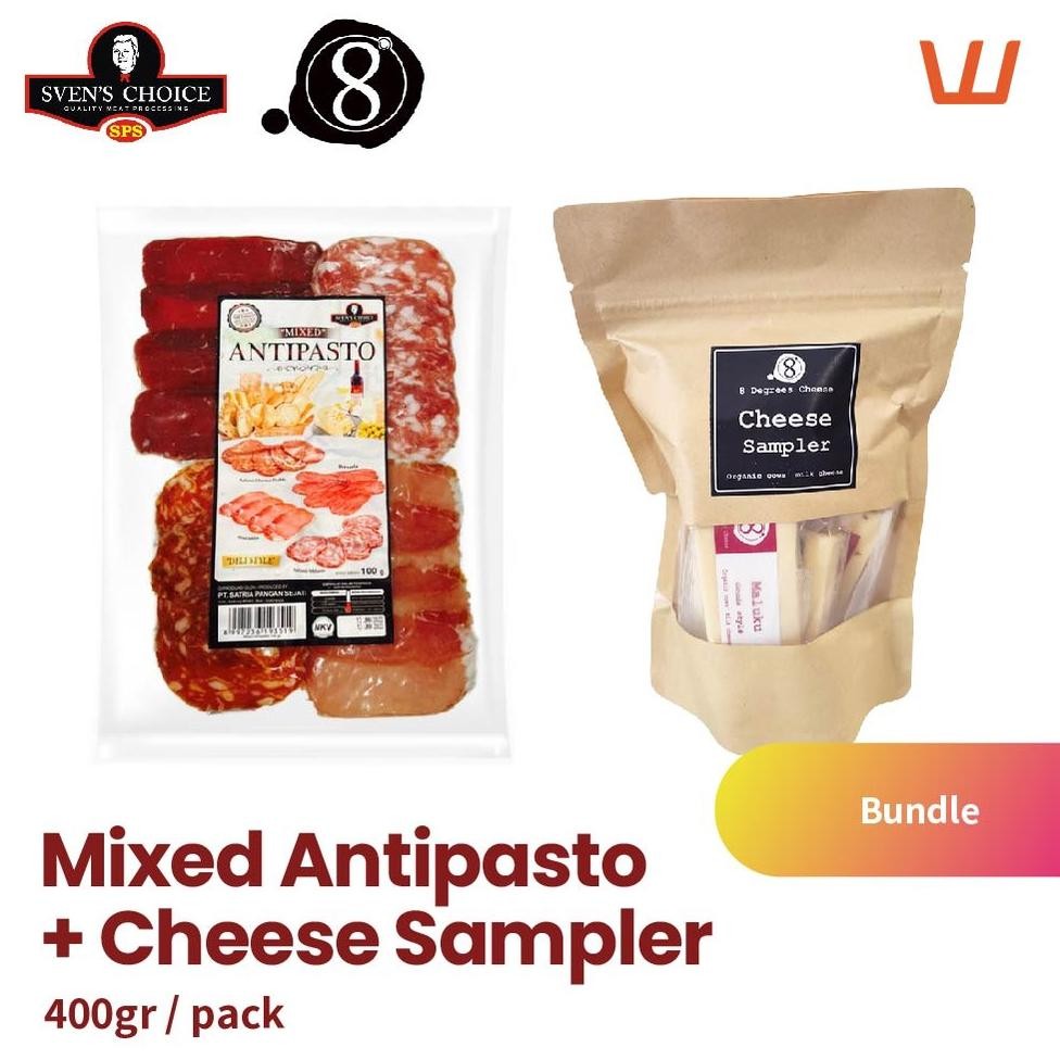 

NO_MORE Special Bundling Antipasto Sven's Choice & Organic Cheese Sampler 8 Degrees