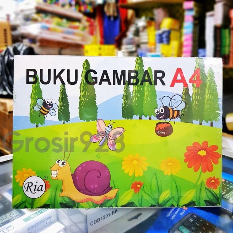 

Drawing Book / Buku Gambar A4 Ria (isi 10) Nugi