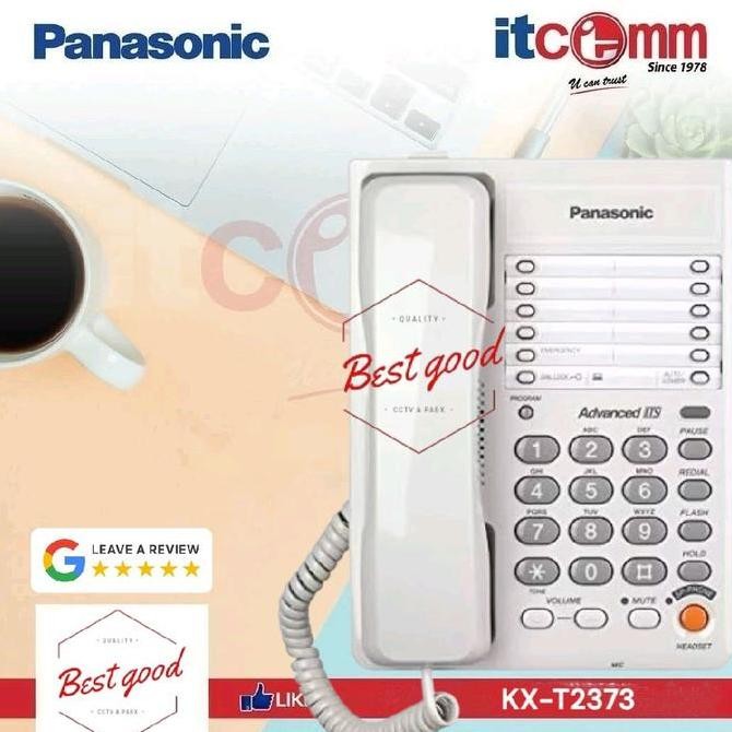 Telpon Panasonic Kx-T2373 / Kx-T2373Mxw Putih