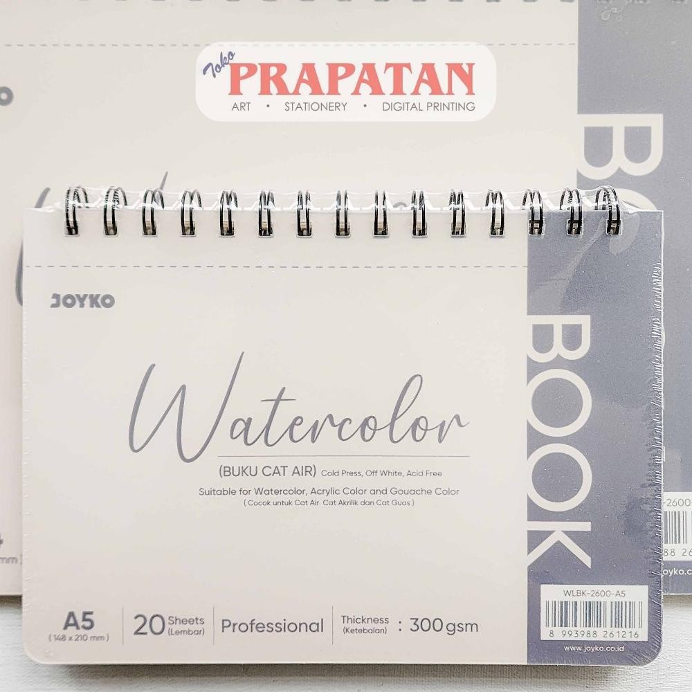 

Joyko Spiral Watercolor Book WLBK-2600 | Buku Cat Air Nugi