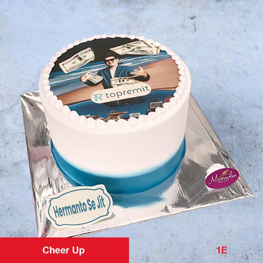 

NO_MORE Momolin Bakery Cake Ultah Foto Edible - Kue Ulang Tahun Cetak Foto - Kue Ulang Tahun Dengan Foto (kertas bisa dimakan)