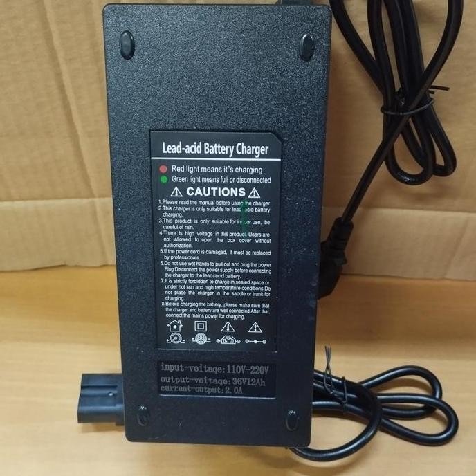 Baru Charger Sepeda Listrik 36V 12Ah - Cas Baterai Motor Elektrik