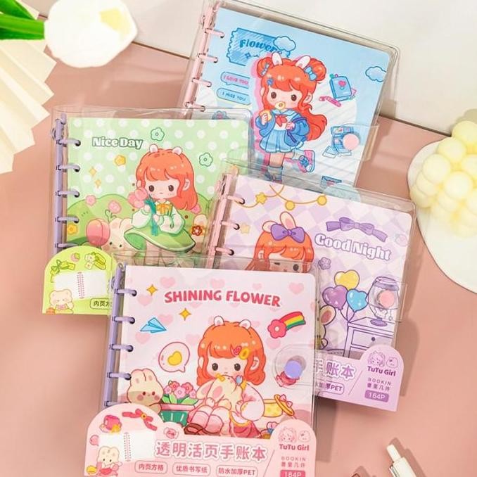 

Tersedia 1 Set Ring Binder Planner Diary Notebook Lucu Anak Perempuan Girl Diary Book