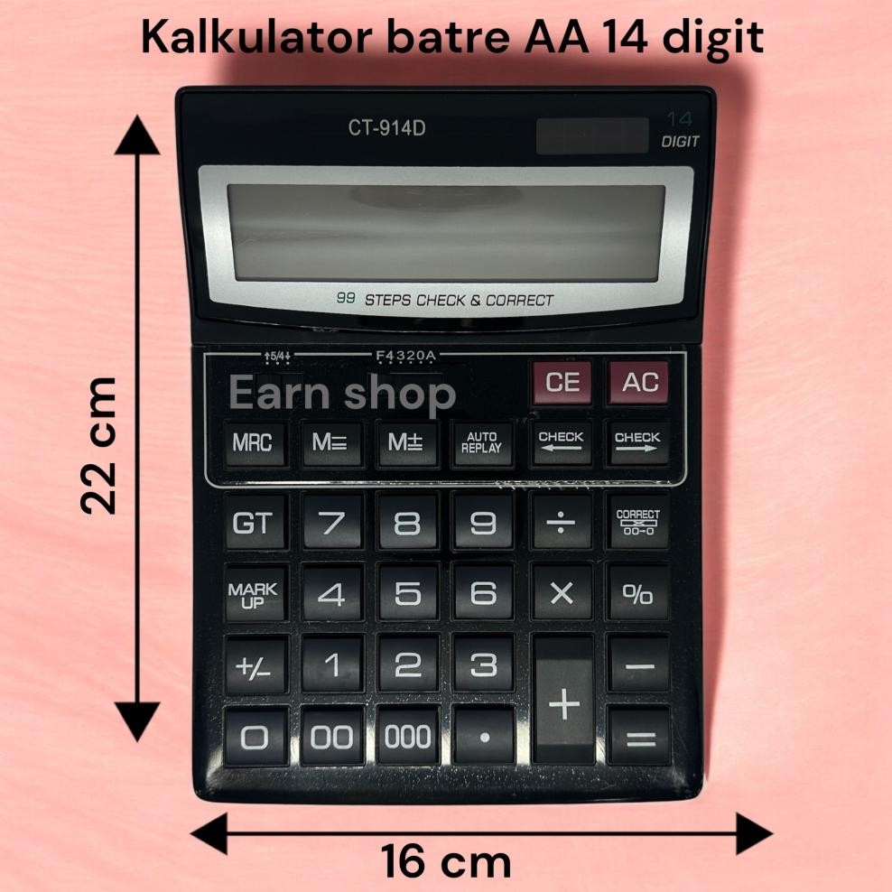 

Citizen Kalkulator Dagang 14 Digit CT-914D Nugi