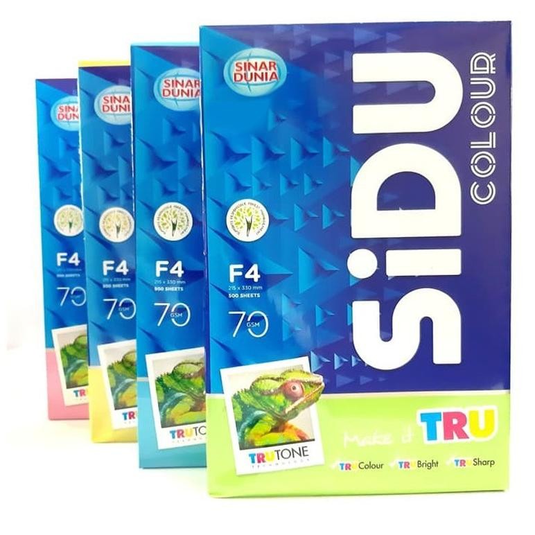 

Kertas HVS Warna F4 70gr SIDU Sinar Dunia Nugi