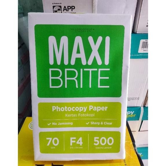 

Kertas F4 70 Gram Maxi Brite Copy Paper Isi 5 Rim Nugi