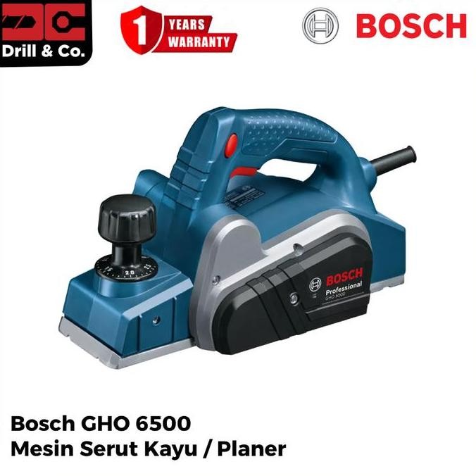 Tersedia Bosch GHO6500 Mesin Planner 82mm - Serut Kayu Listrik Ketam Bosch Original
