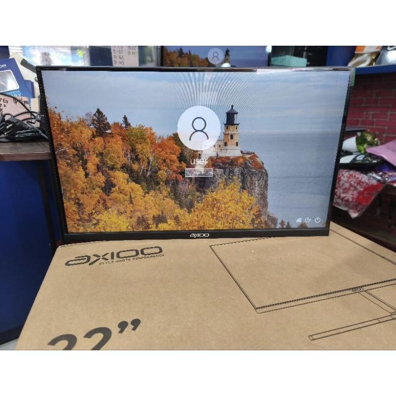 LED monitor 22inc / monitor 22 inc Axioo / Monitor murah / Axioo Monitor 22inc Display / monitor cct