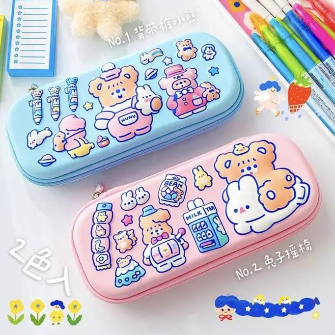 

PANACHE Bentoy 3D Cake Bear Pencil Case Tempat Pensil Kotak Alat Tulis