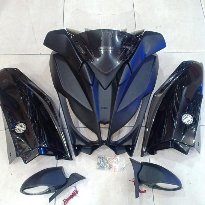 Set Body Tameng Nmax Windshield Winsil Spion For Nmax Model Xmax MHR