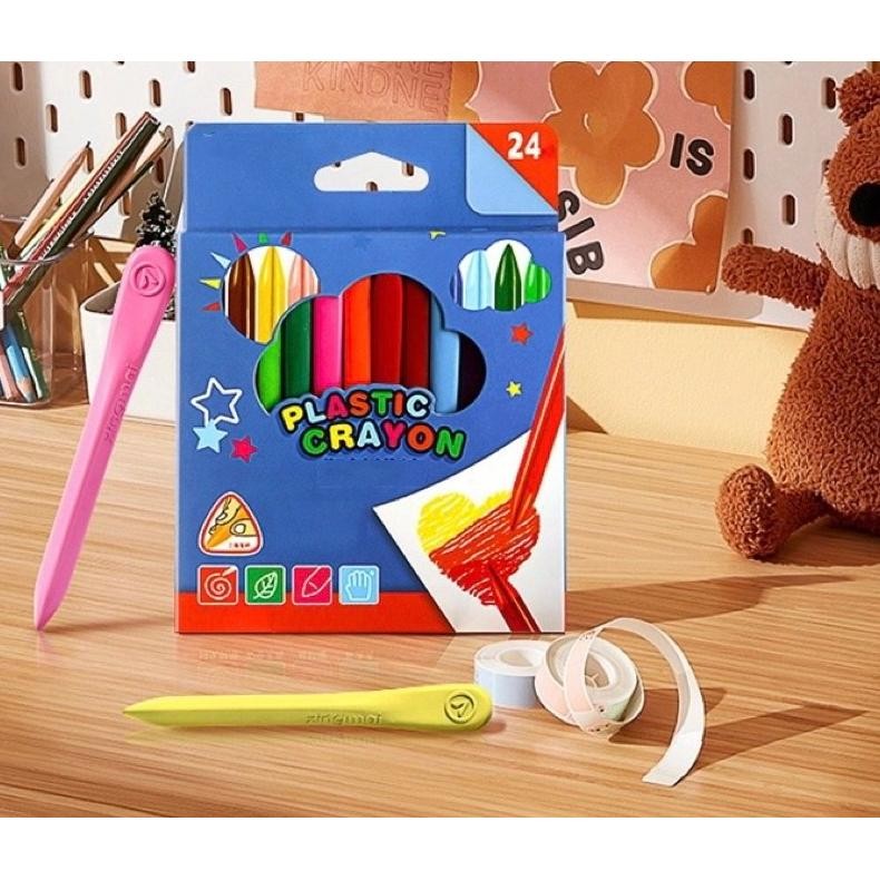 

CRAYON MAGIC SET Krayon Mewarnai Anak Set Pcs Pensil Warna Sekolah Anak Crayon Lab Non Toxic Stationery triangular tidak mengotori triangle segitiga mainaniyo Nugi