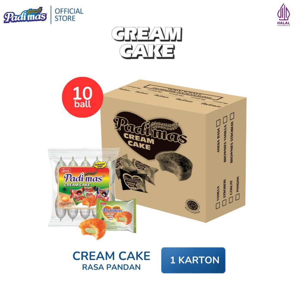 

NO_MORE Cream Cake Padimas Pandan Karton