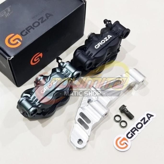 Kaliper Rem Depan Groza Zest Monoblok Disc Brake 300mm Yamaha XMAX