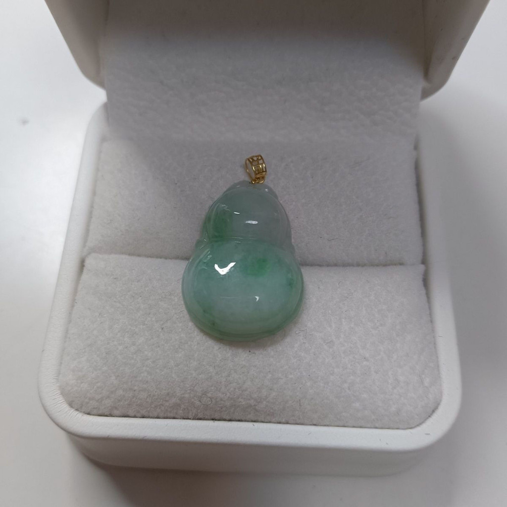 Kalung Liontin Labu Es Transparan Jade Fortune untuk Wanita Es Jadeite