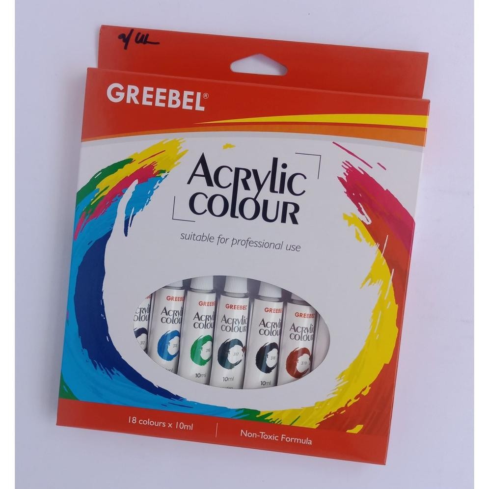 

Cat Acrylic Greebel 18 Warna (10 ml) Nugi