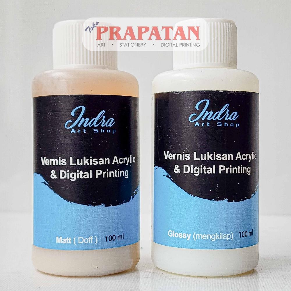 

Indra Acrylic Varnish 100ml | Varnish Cat Akrilik Nugi