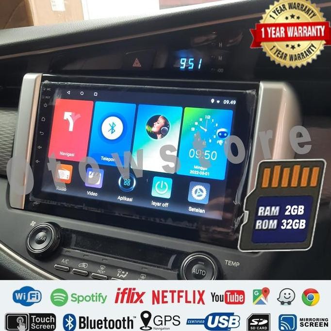 HEAD UNIT ANDROID TOYOTA INNOVA REBORN