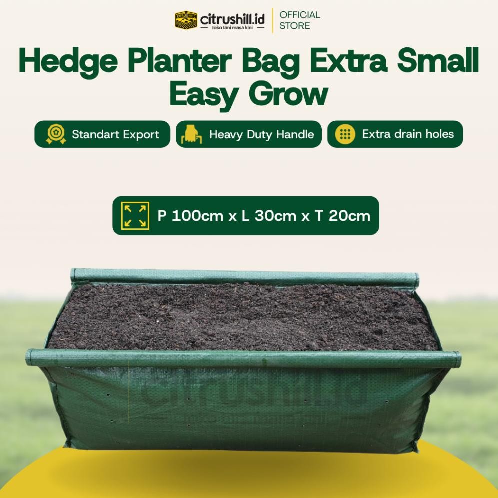 HEDGE PLANTERBAG pot persegi panjang hedge bag planter Nugi