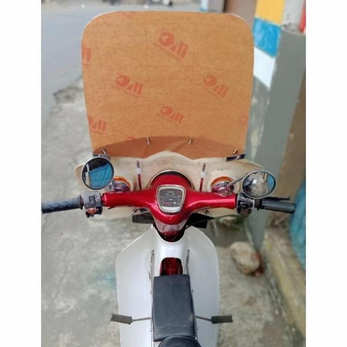 windshield visor honda c70 clasic