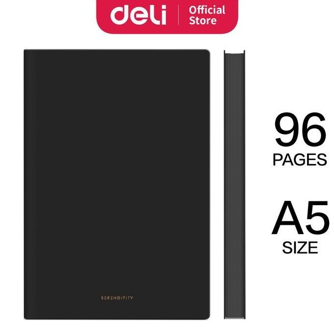 

Tersedia Notebook Kulit A5 DELI Basic 96 Lembar - Buku Catatan Agenda Estetik