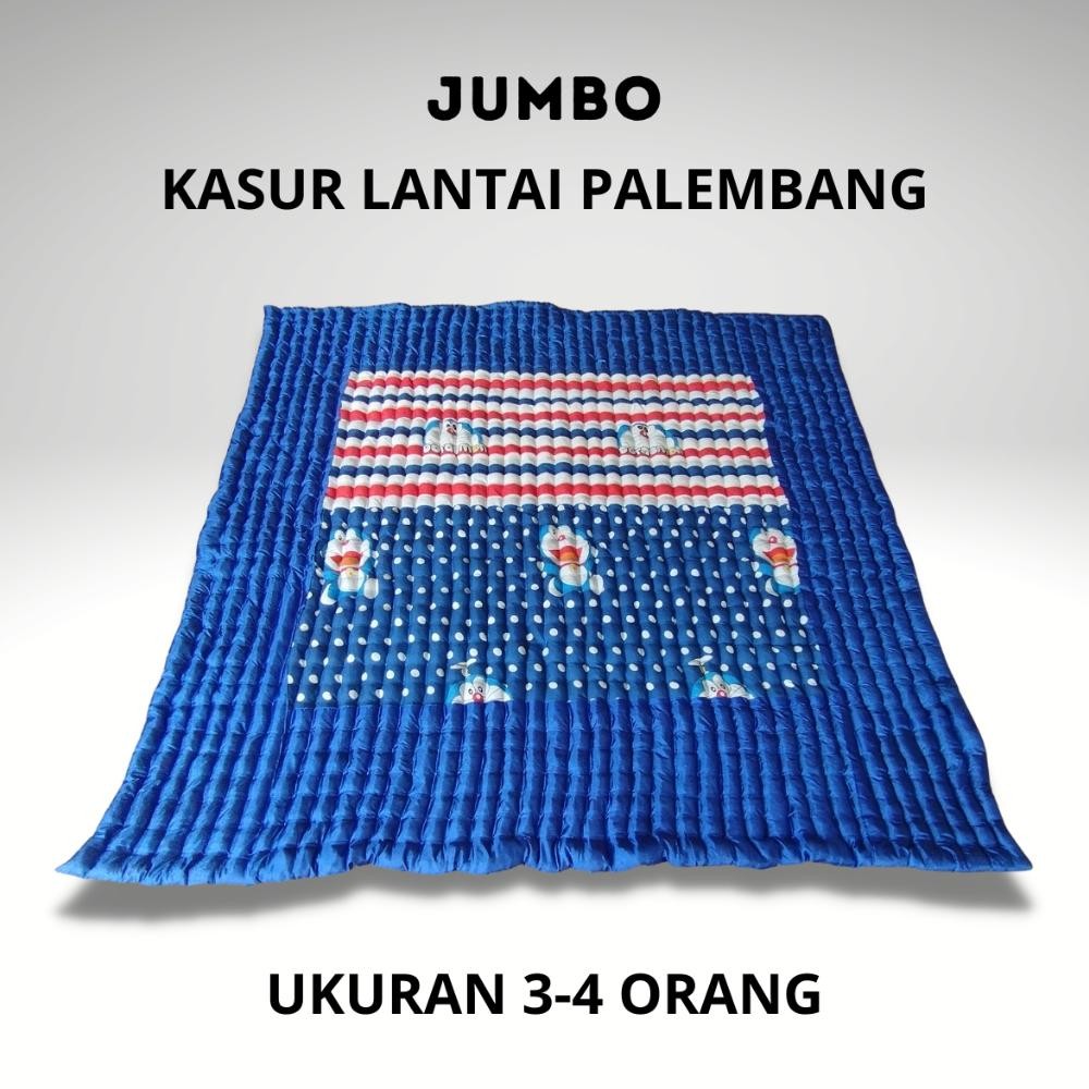 JUMBO Kasur lantai palembang ukuran 180x195cm isi kapuk hyget daswol dakron promo diskon cuci gudang