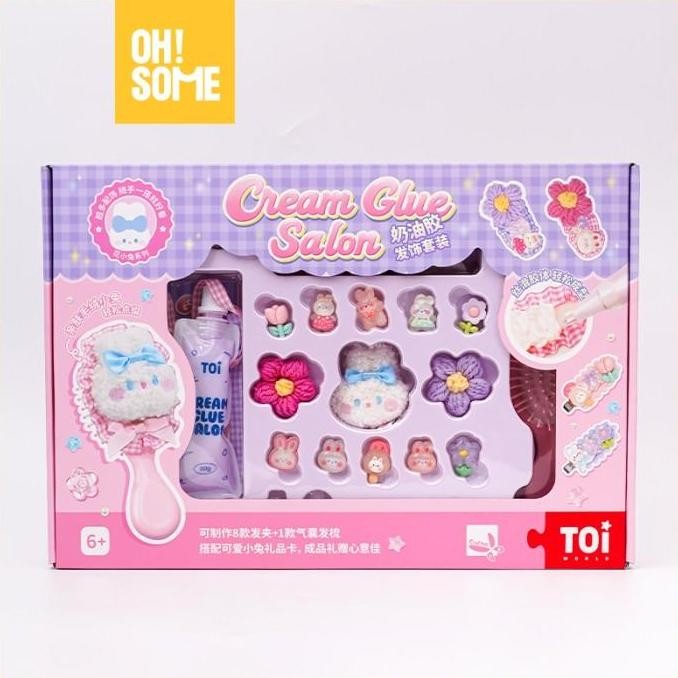 Sale Ohsome Cream Glue Salon Comb Diy Set Mainan Kerajinan Tangan Rakit Sisir Mainan Salon Diy