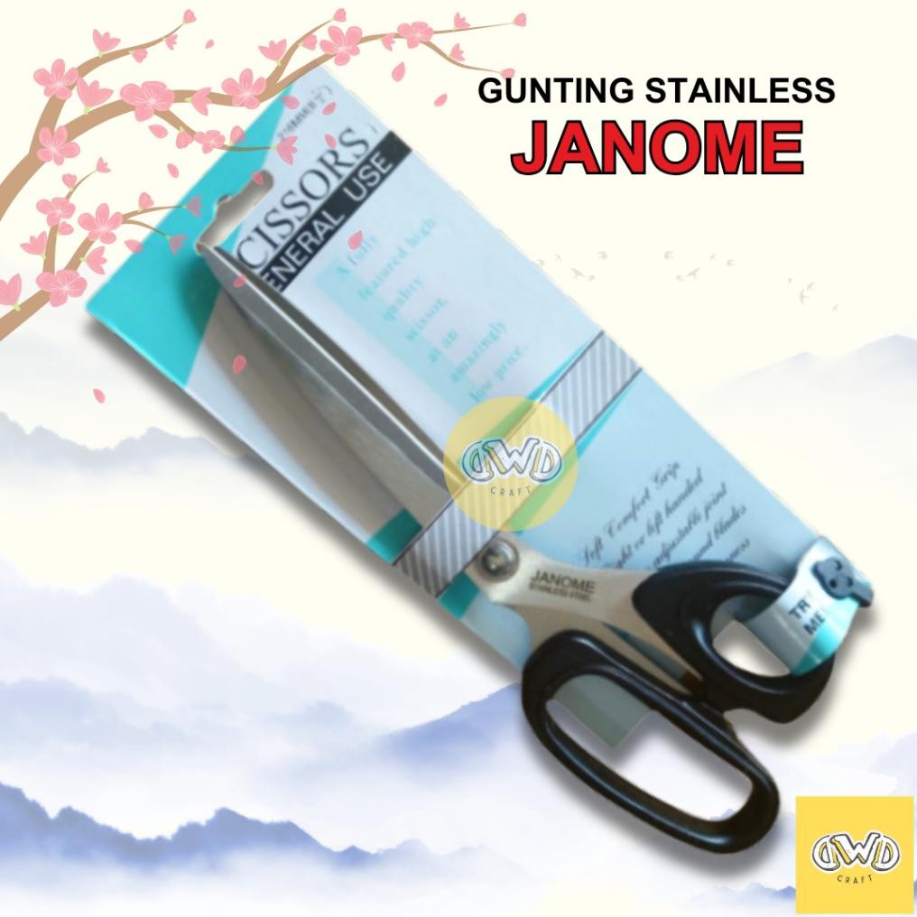 

Gunting Kain JANOME 8.5 Inch (216 mm) Nugi
