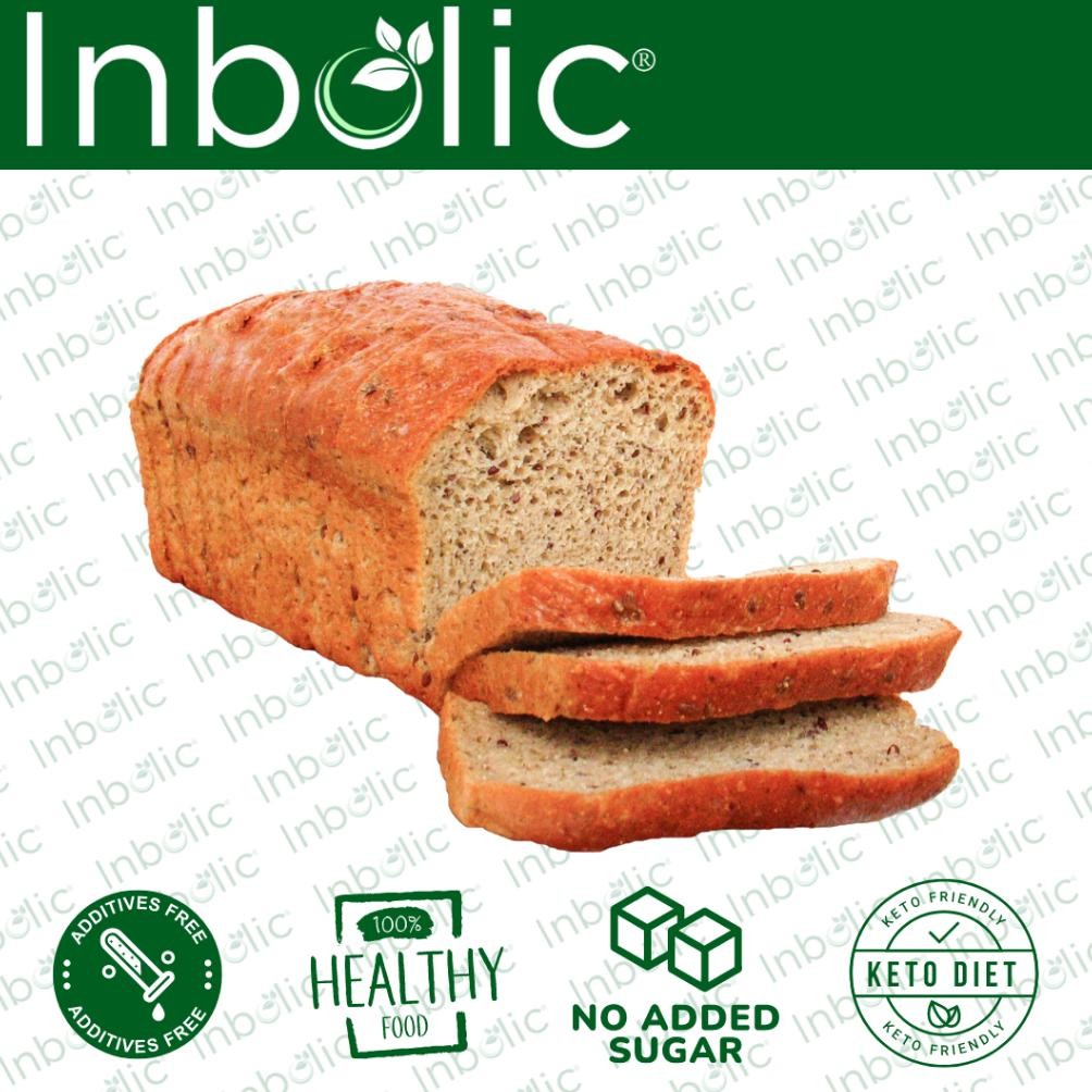 

NO_MORE Inbolic Low Carb Bread | Roti Tawar Rendah Karbohidrat | Roti Keto | Roti Bebas Telur | Roti Sehat