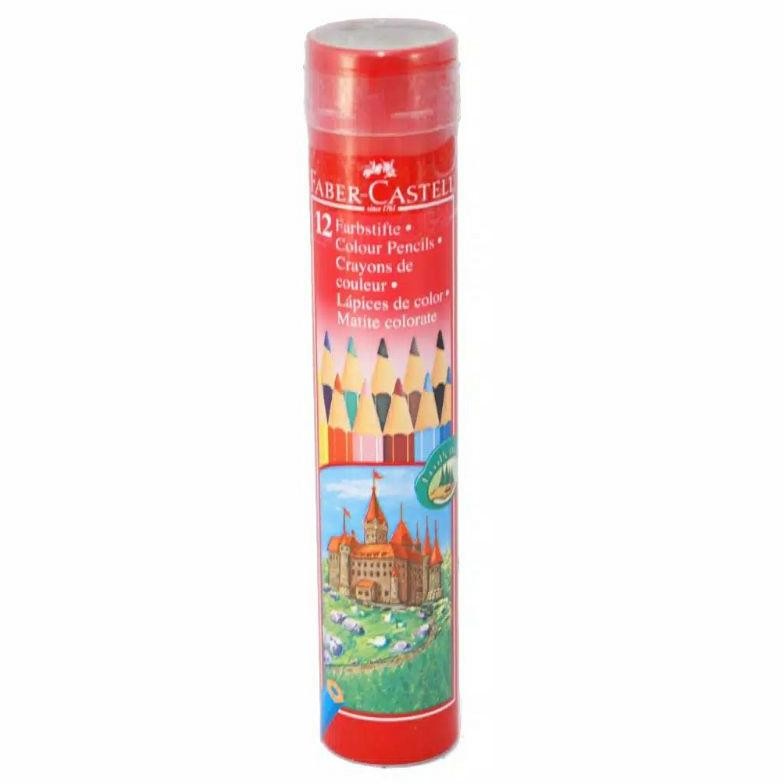 

Pensil Warna 12 Faber Castell (Classic Round Tin / kemasan Kaleng) Nugi