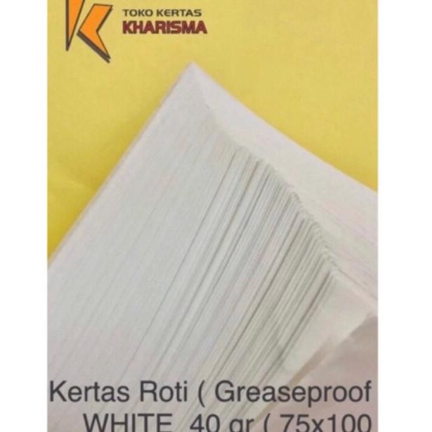 

Kertas Roti WHITE 40gr ( Greaseproof paper ) Nugi