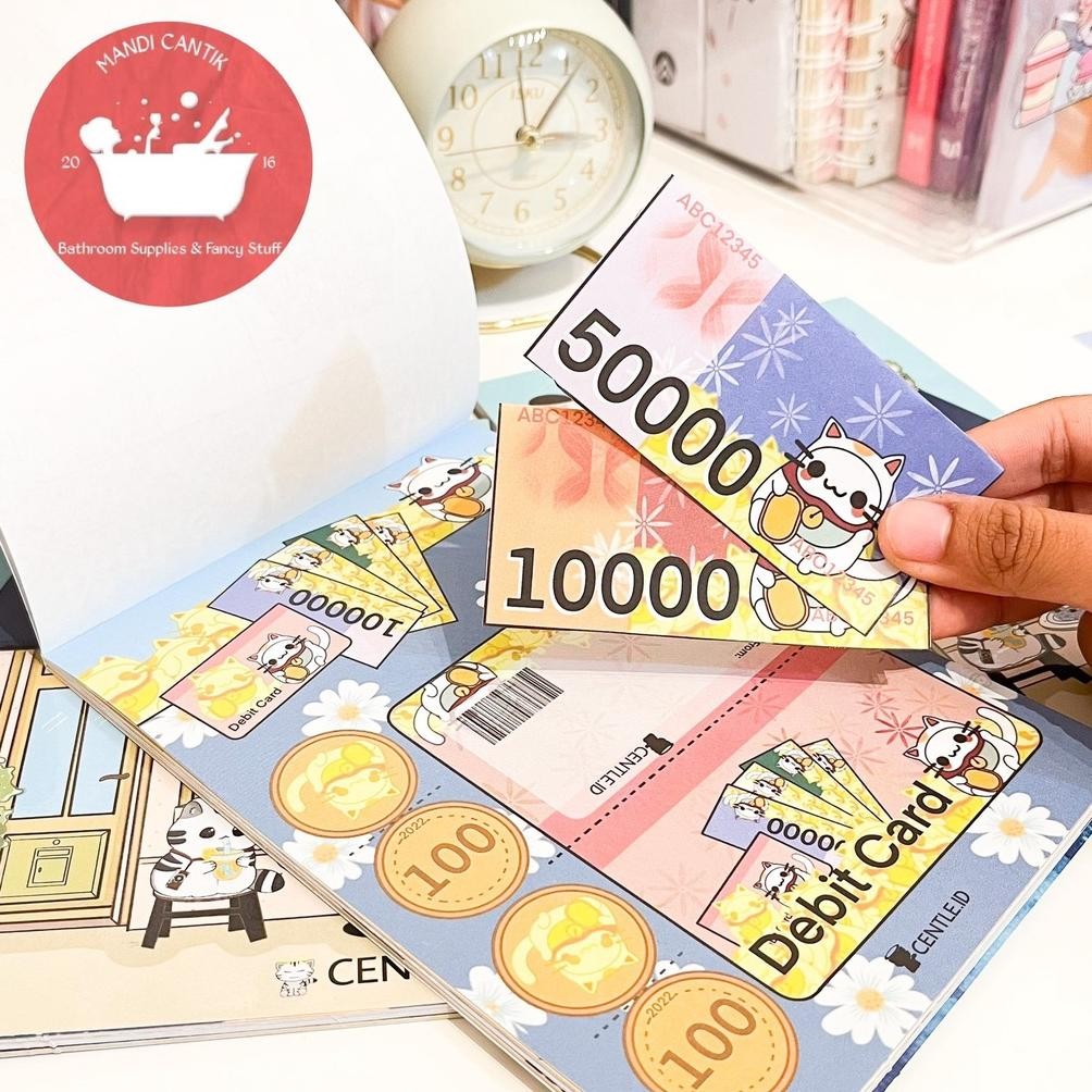 

Buku Centle Papercraft + Sticker Anti Air Creativity Book Activity Buku Aktivitas Anak Memotong Kertas Origami Nugi