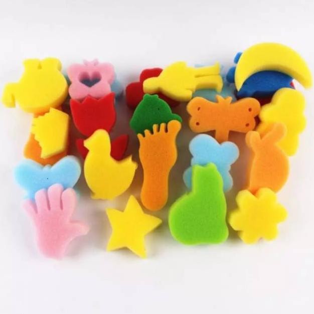 

Spons Painting isi 24pcs Kuas Lukis Nugi