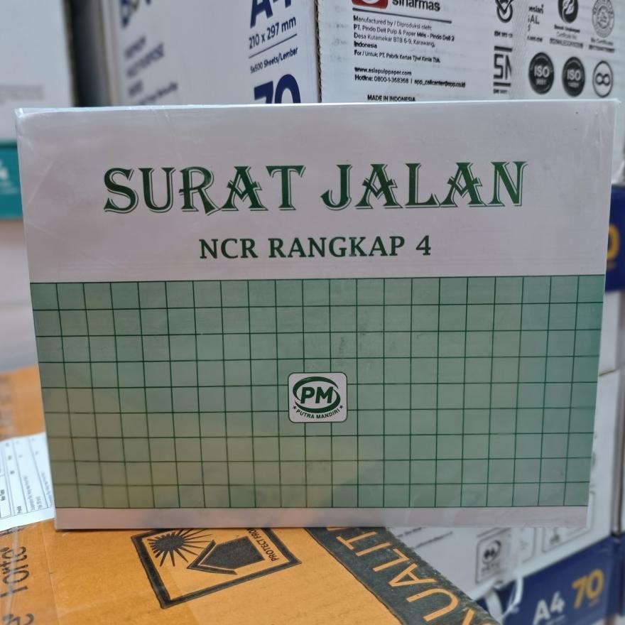 

Surat Jalan PM 4 Ply / 4 Rangkap (1 Pak / 10 Pcs) Nugi