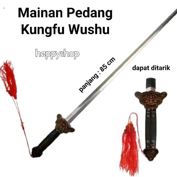 ,,,,,,,] Mainan Pedang Kungfu Wushu Warrior