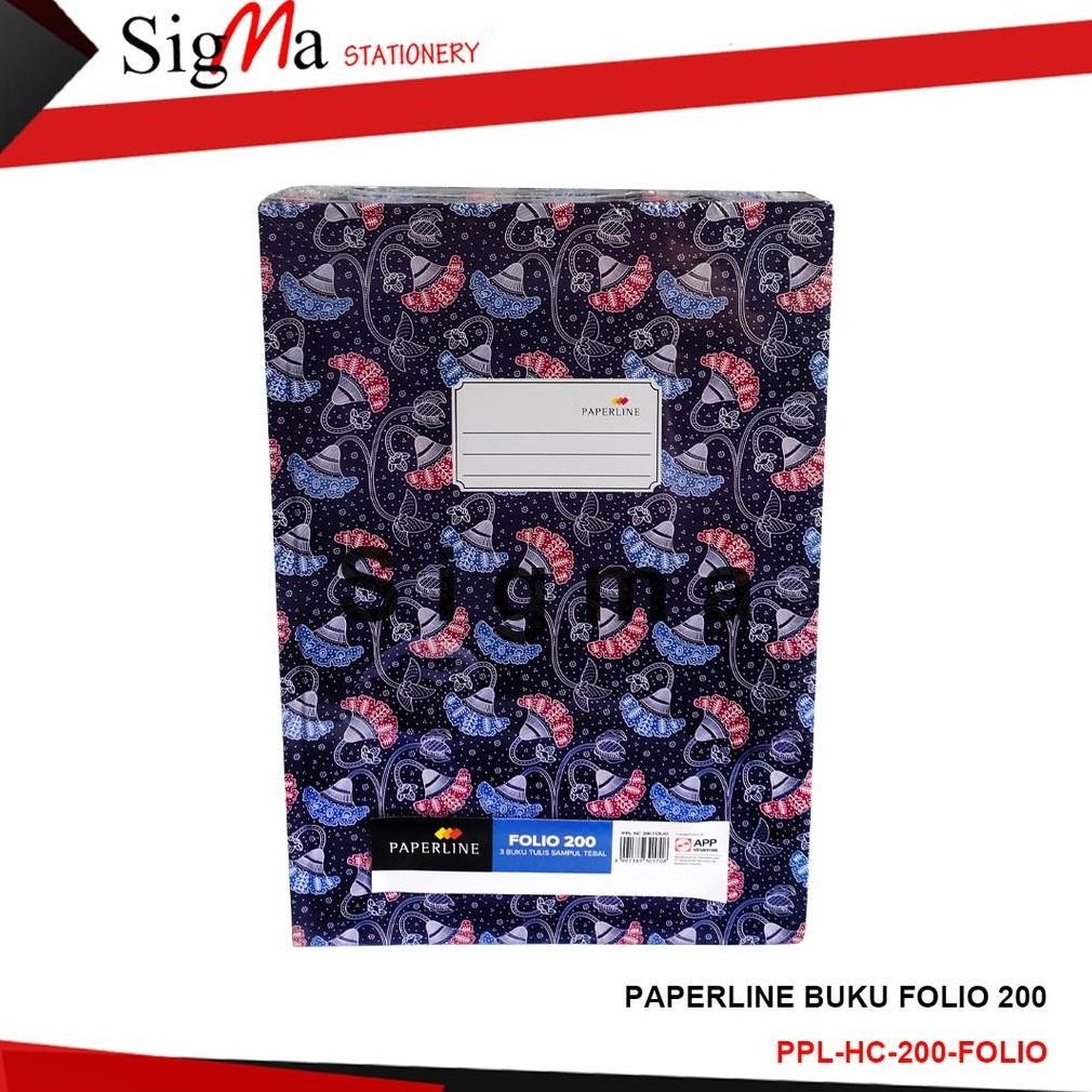 

Buku Folio 200 PAPERLINE (Pcs) / Buku Folio isi 200 lembar PAPERLINE Nugi