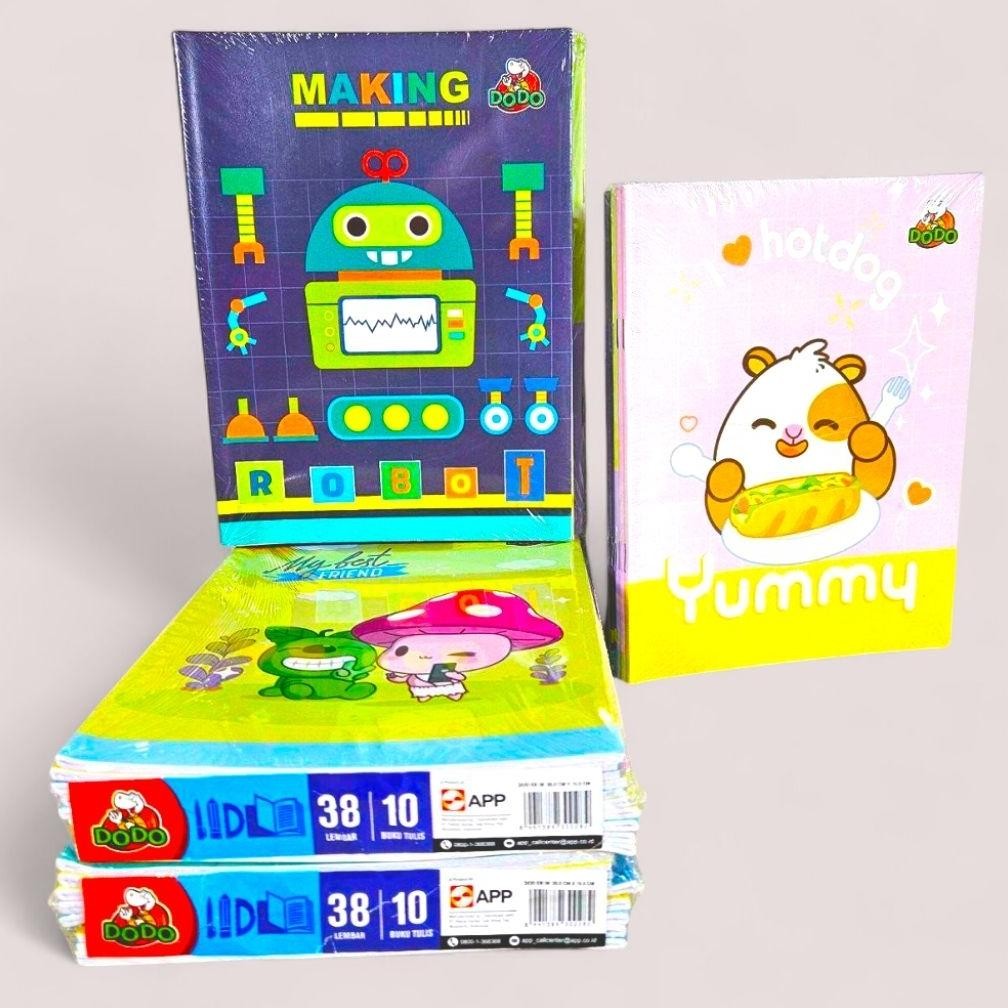 

Buku Tulis Dodo Isi 38 Lembar 1 Pak Isi 10 Buku Uk 20.5 x 15.5 Cm Dodo By Sidu Nugi