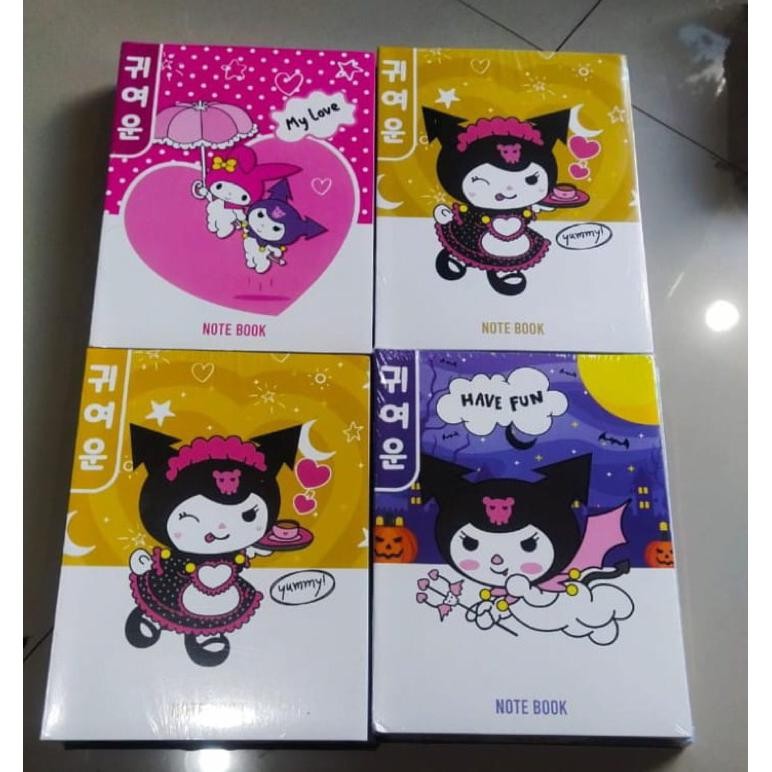 

Buku Tulis Kwarto Motif Kuromi 38 Lembar Isi 10 Nugi