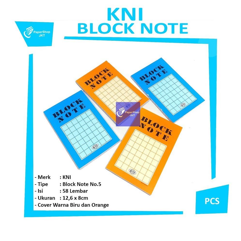 

Block Note 1 Pak Isi 10 Buku Nugi