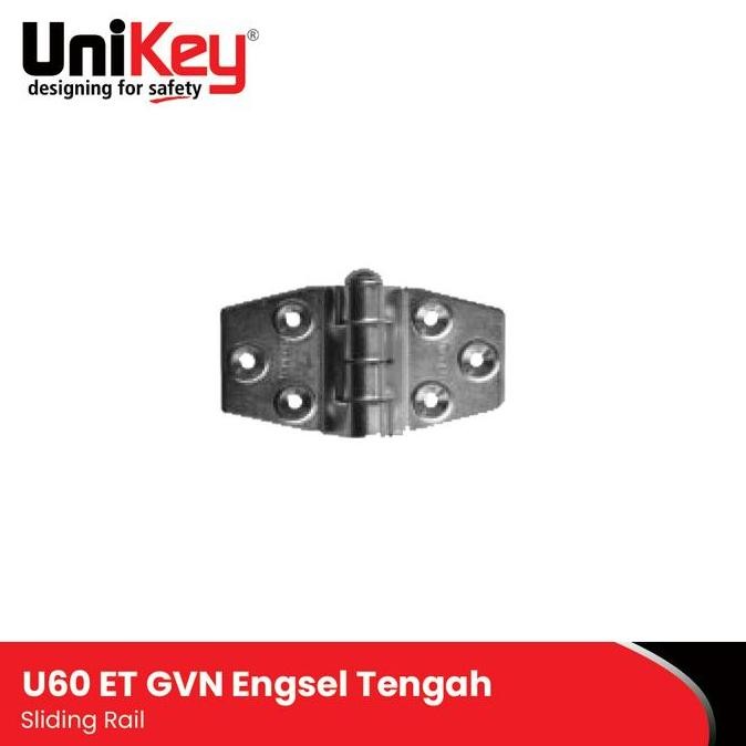 Unikey Sliding Rail System Engsel Tengah U80, U60 - Et Gvn
