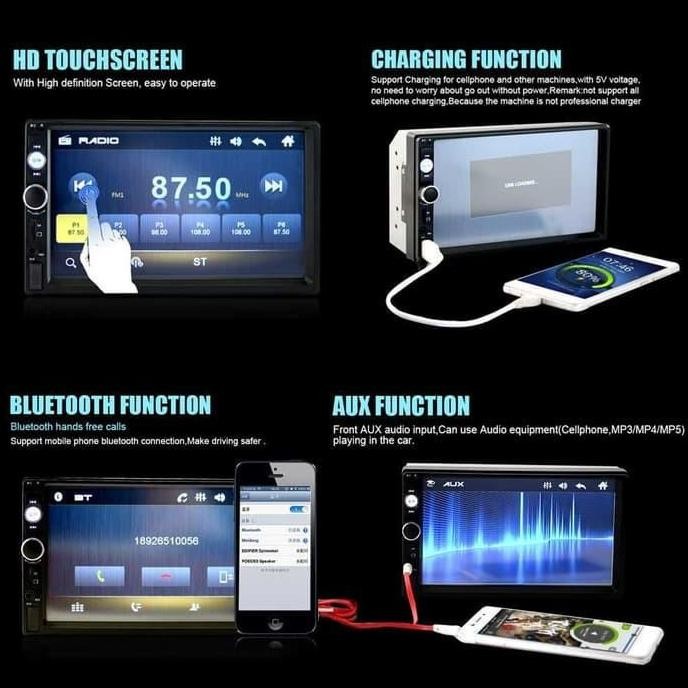 Tape Mobil Head Unit Double Din Mirror Link Android All New Xenia