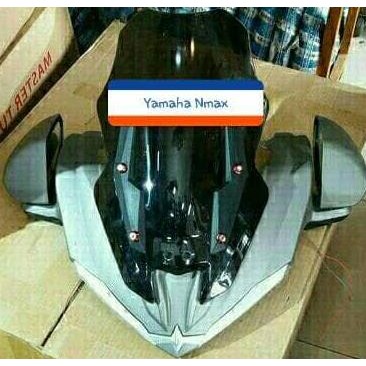 tameng Nmax + Spion Nmax + Visor Nmax