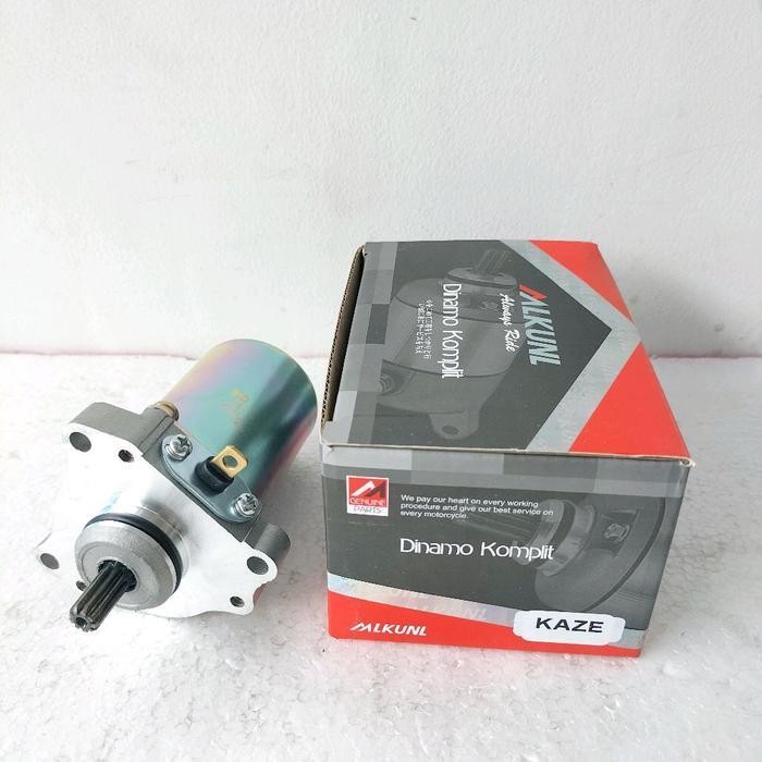 (Terbaru) Dinamo Starter Stater Komplit Kawasaki Kaze Kaze R-Blitz Mlkunl Bestseller