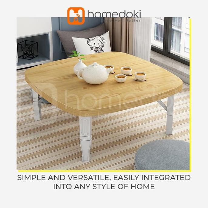 Diskon Meja Lesehan Lipat Meja Makan Teh Jepang Meja Tamu Minimalis Portable