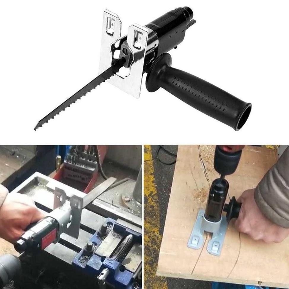 TERBARU DRILLPRO MULTIFUNCTION RECIPROCATING CHANGEABLE SAW ATTACHMENT TERMURAH