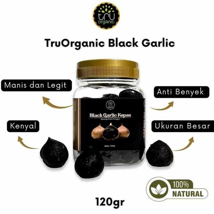 

Diskon! TruOrganic Kupas Black Garlic Bawang Hitam Lanang Tunggal