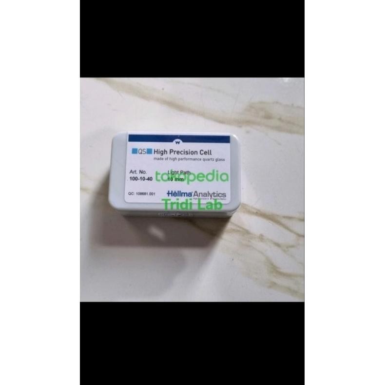 New // Hellma 1001040 Macro Cell Cuvette 10Mm With Lid // 100% Original