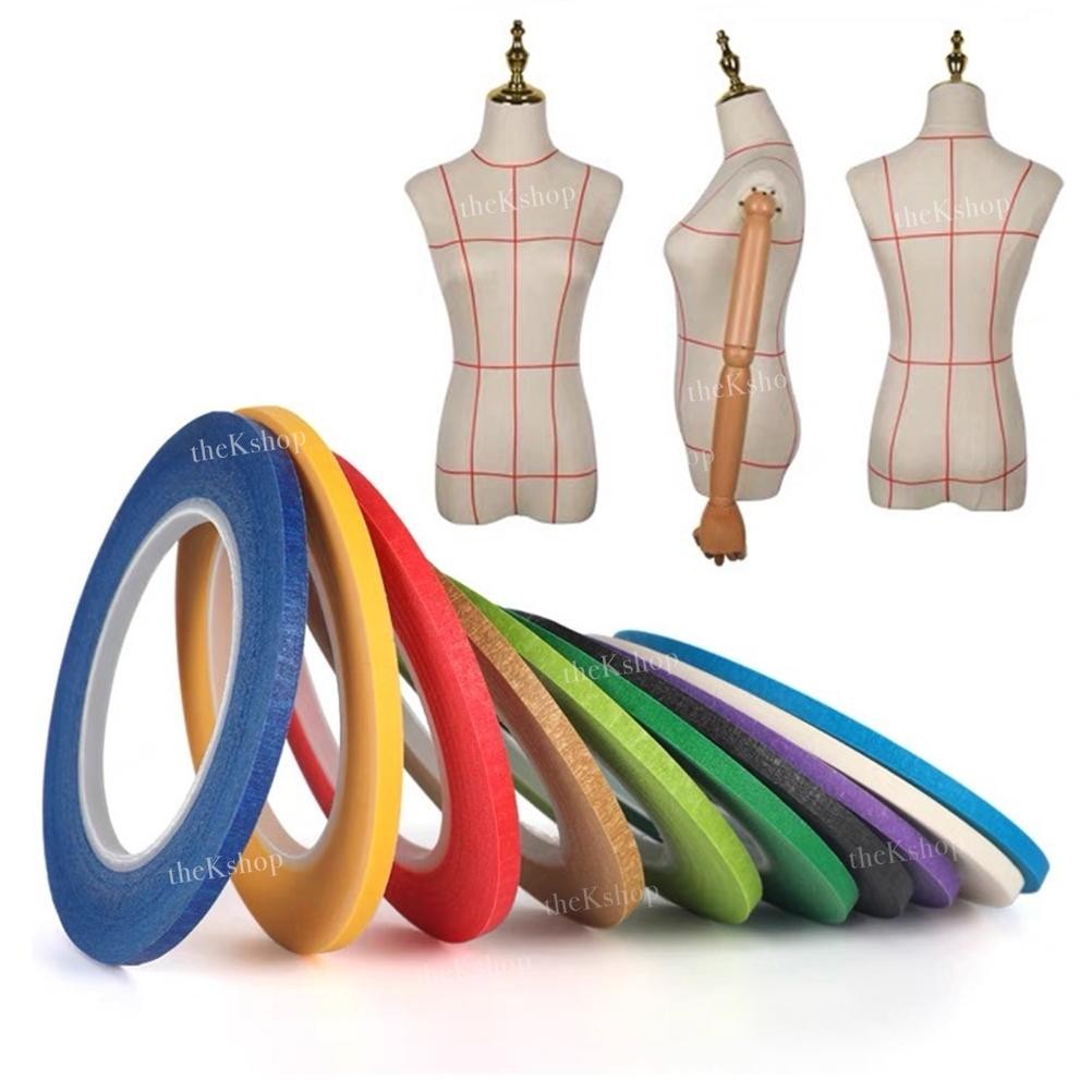 

Rd1- Draping Tape 20 Meter / Perekat Penanda Patung Manekin Jahit / Lakban Isolasi Solasi 20 M 20M