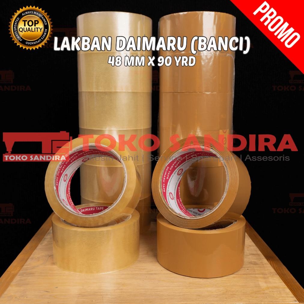 

Rd1- 1 Pcs Lakban Daimaru Banci 2 Inch 48Mm X 90 Yard/Isolasi Murah/Lakban Murah/Lakban Bening Murah/Lakban Daimaru Murah